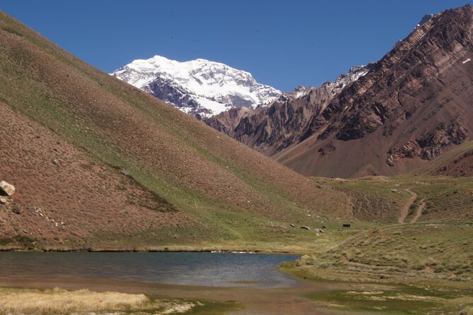 Aconcagua short hike & Argentine BBQ – Full Day from Mendoza - Potrerillos Dam and the first mountain views