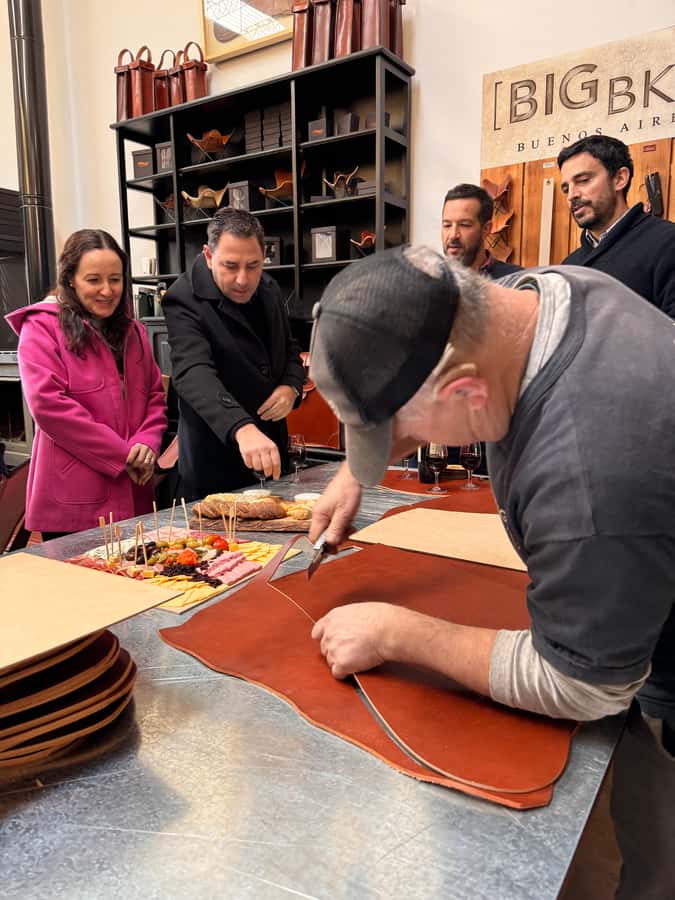 Argentina: Leather Butterfly Chair Workshop Tour with Wine - Wine, picada, and a more social finish
