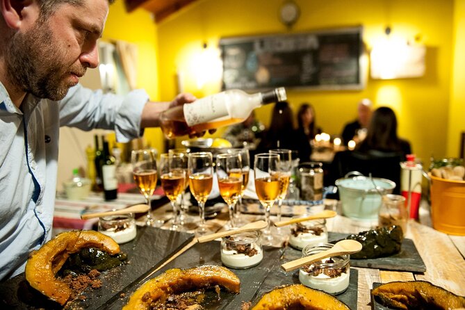 Argentine Cuisine Experience in El Calafate - Vermouth and snacks beside the fire