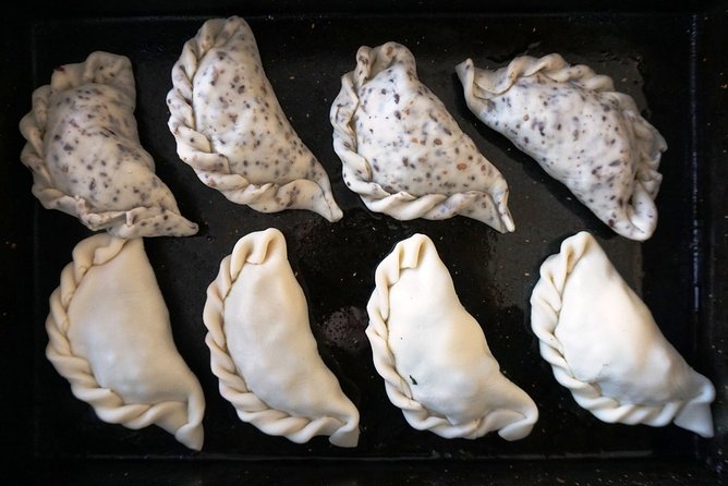 Argentine Empanadas Private Virtual Cooking Class - Learning empanada technique from Gabriela