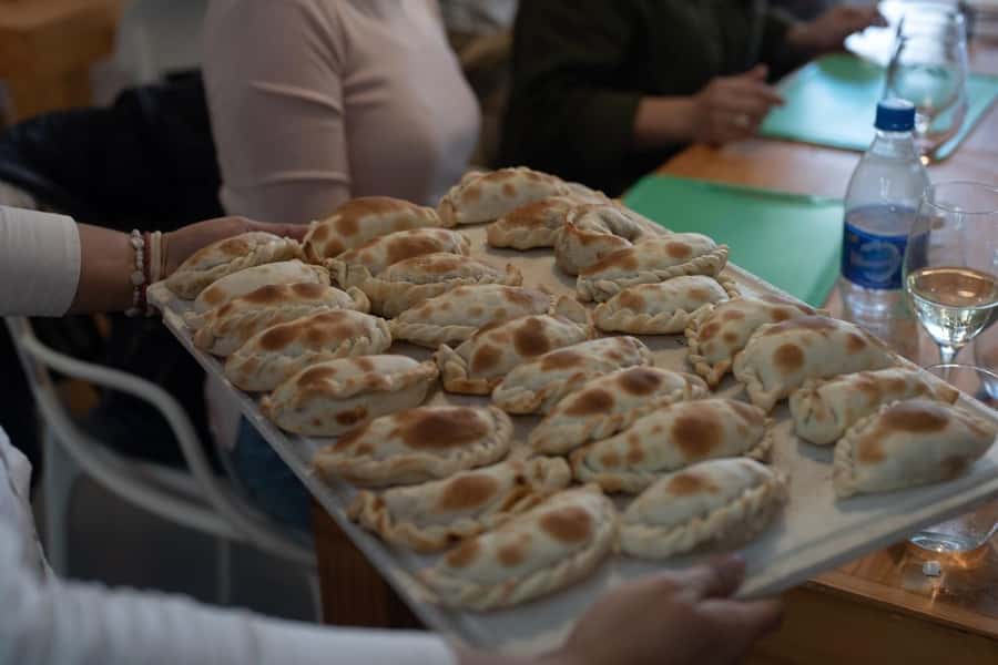 Argentinian Empanadas Cooking Experience in Palermo, Bs As - Sitting down to eat what you made