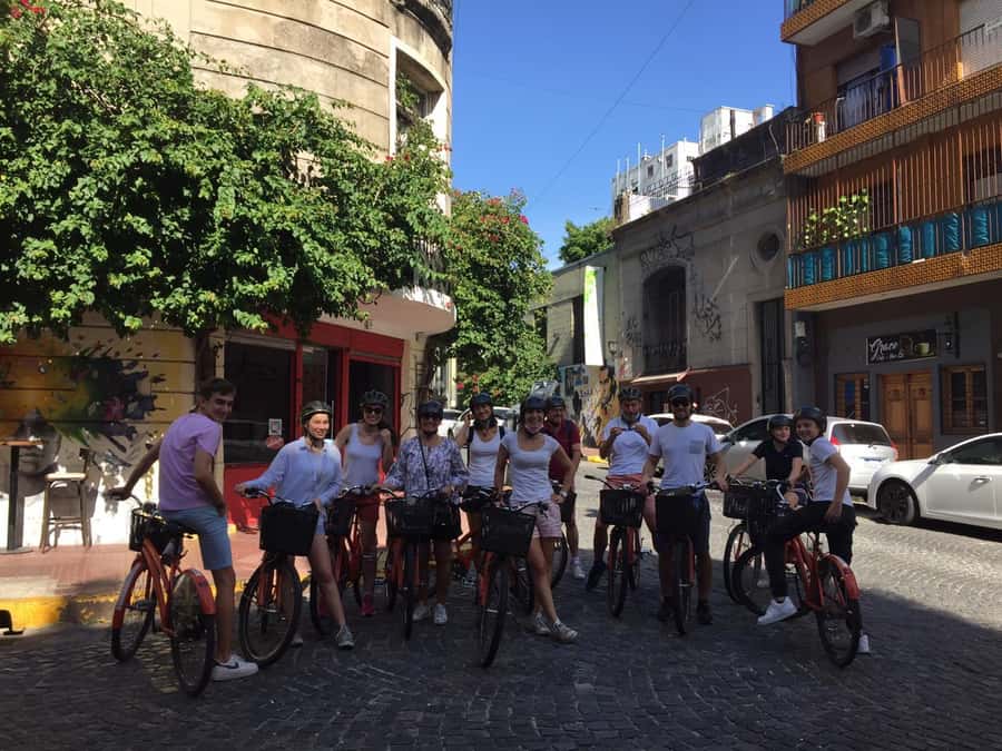 Bike Tour: Buenos Aires to the South - Caminito in La Boca, where the city turns theatrical