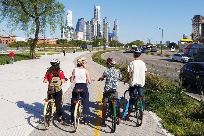 Bike tour the city center and Puerto Madero, mate included - CCK, San Martín, and the Ride Back