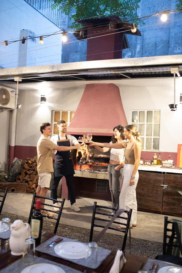 Buenos Aires: Authentic Argentine Asado BBQ with Live Music - The first courses: cheese, salami, and local snacks