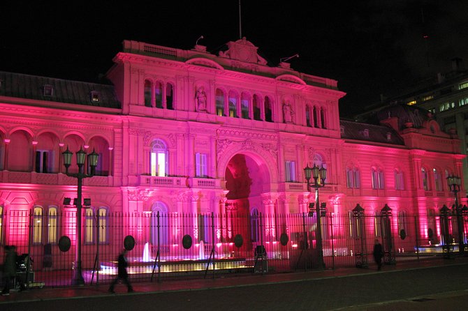 Buenos Aires by Night: Small Group City Tour - Plaza de Mayo and the Pink House