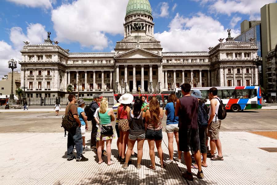 Buenos Aires City Tour with Luxury Lunch - San Telmo and the old street pattern