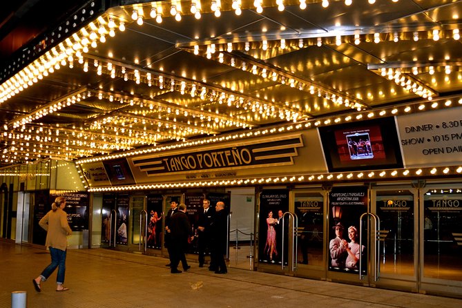 Buenos Aires Shore Excursion: Tango Porteño Dinner and Tango Show - The value of $74.96 per person