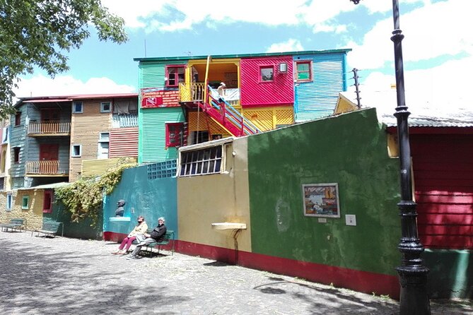 Buenos Aires Tour North & South With Optional Lunch - La Boca and the bright streets of Caminito