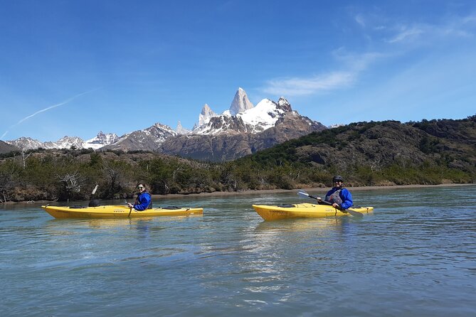 Chalten Kayak at the Rio de las Vueltas - Landing at Mirador del Fitz Roy