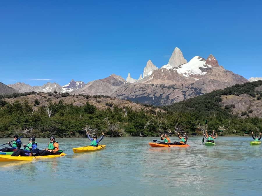 Chalten Kayak without lunch - Starting at the Laguna Condor lookout
