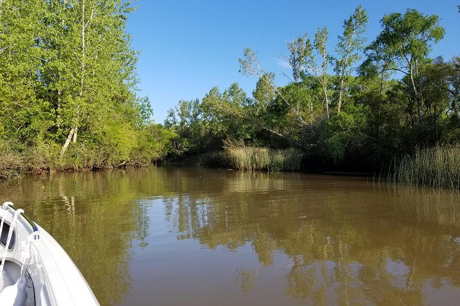 Day Trip to San Isidro and Tigre Delta Boat Tour - Leaving Buenos Aires along the northern shore