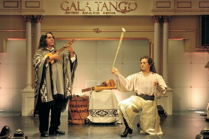 Dinner Show at Gala Tango with optional Vintage Bus Transfer - The charanguista and boleadoras bring Argentine character
