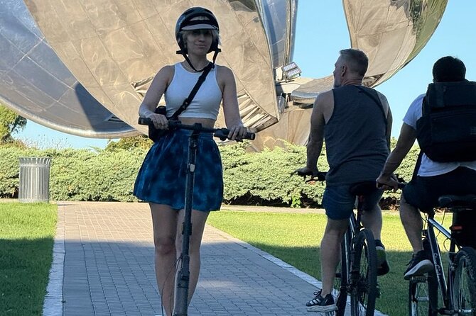 Discover Buenos Aires: An Adventure on an Electric Scooter - Torre Monumental and the view toward Villa 31