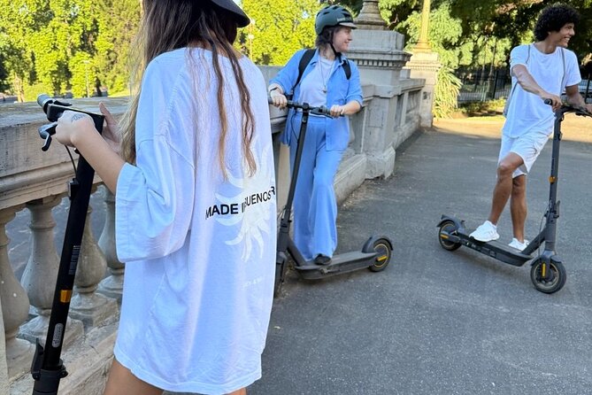 Discover Buenos Aires: An Adventure on an Electric Scooter - San Martín Square: a practical start among grand buildings
