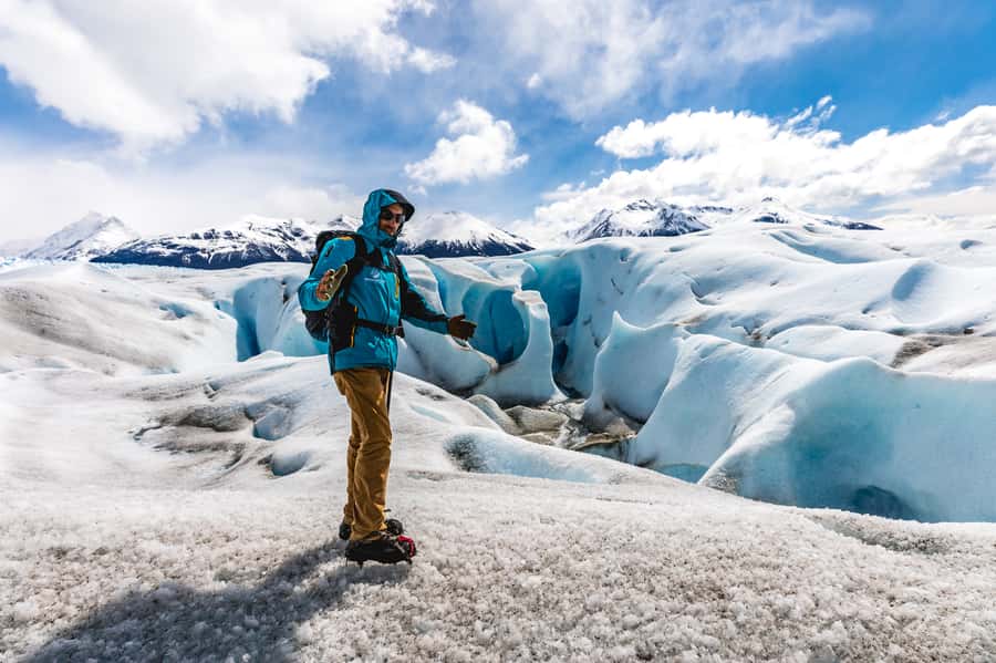 El Calafate: Perito Moreno Glacier Trekking Tour and Cruise - First look from the boardwalks