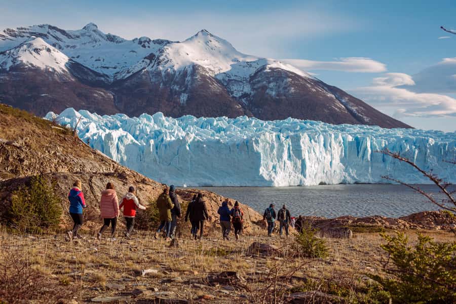 El Calafate: "Perito Moreno Glacier with the Tour - Blue Safari". - The final boat view from the water