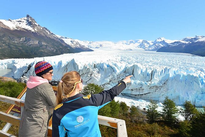 El Calafate Trekking through the Blue Forest Walkways and Navigation - Returning to the glacier from the lake