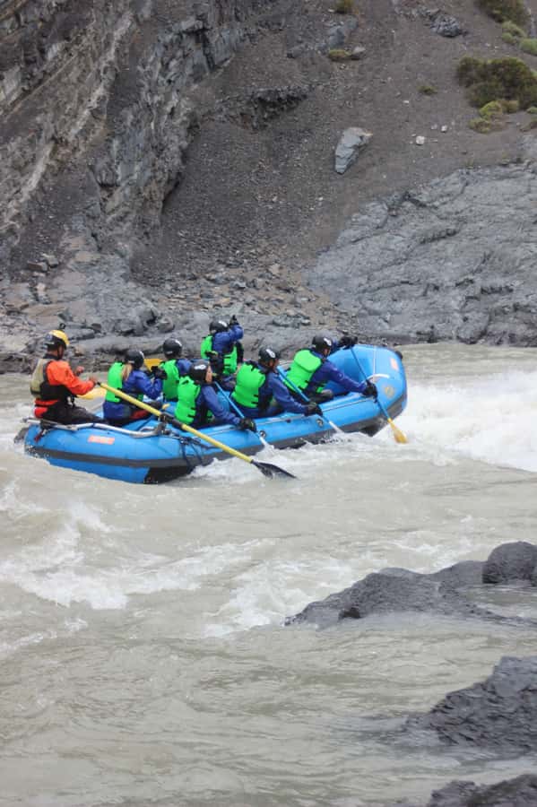El Chalten: Rio de las Vueltas and Patagonia Rafting - The canyon and roughly 20 class III to III+ rapids