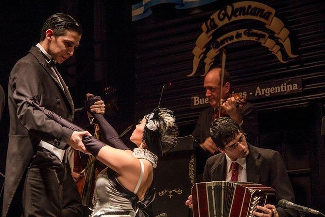 Entrance Ticket to La Ventana Tango Show with Optional Dinner - Tango, Folk Dance, and the Gaucho’s Boleadoras