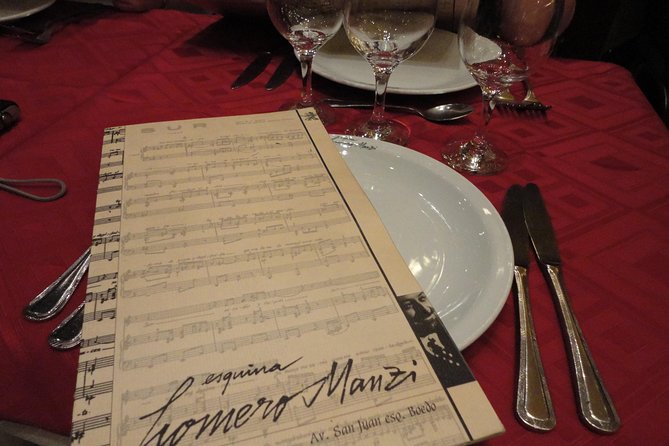 Esquina Homero Manzi Tango Show with Optional Transfer and Dinner - The dinner package: steak, wine, and a three-course meal