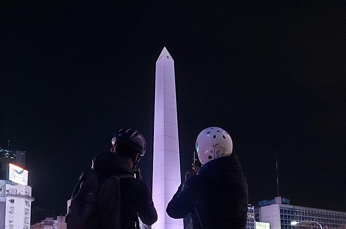 Experience the Lighted Night of Buenos Aires in a Bike - Costanera Sur and a very Argentine food break