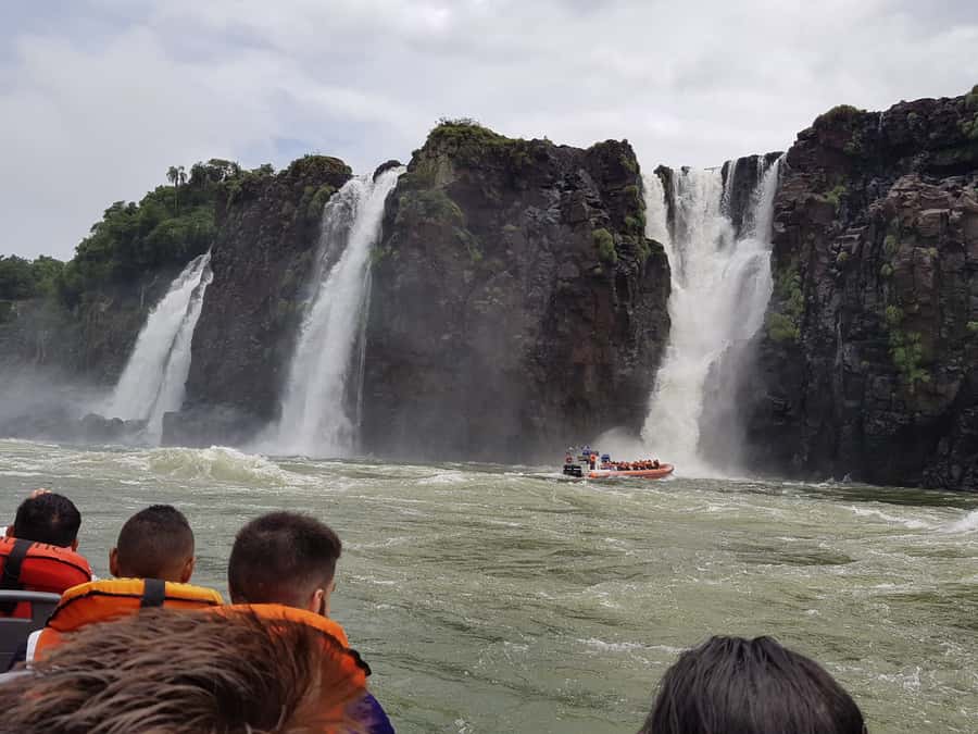 From Foz do Iguaçu: Iguazú Falls Boat Ride Argentina - Entering Iguazú National Park in Argentina
