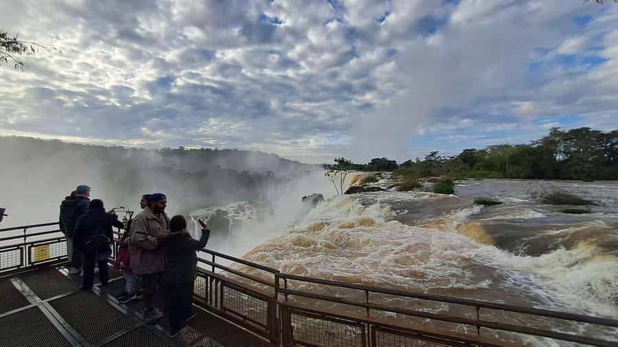 From Foz do Iguaçu: Iguazú Falls Boat Ride Argentina - The Upper Circuit and the forest walk