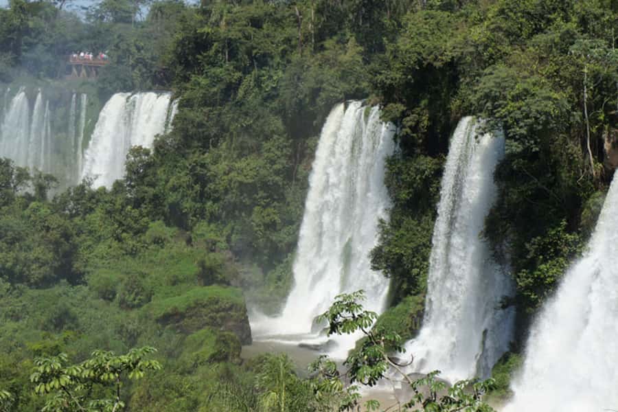 From Foz do Iguaçu: Tour to Argentinian Falls - The Upper Circuit and broad waterfall views