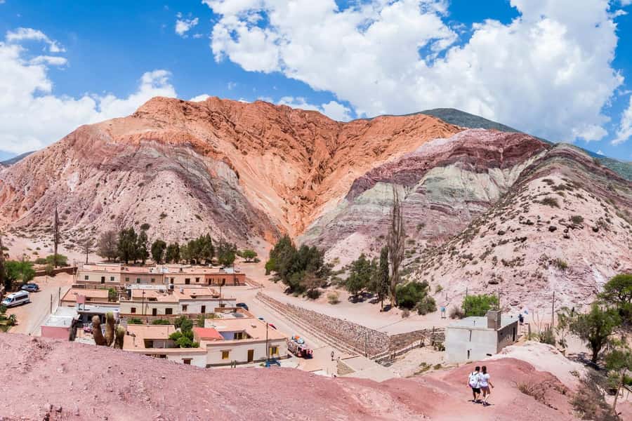 From Jujuy: Salinas Grandes, Purmamarca & Los Colorados Hike - Climbing toward Cuesta del Lipán