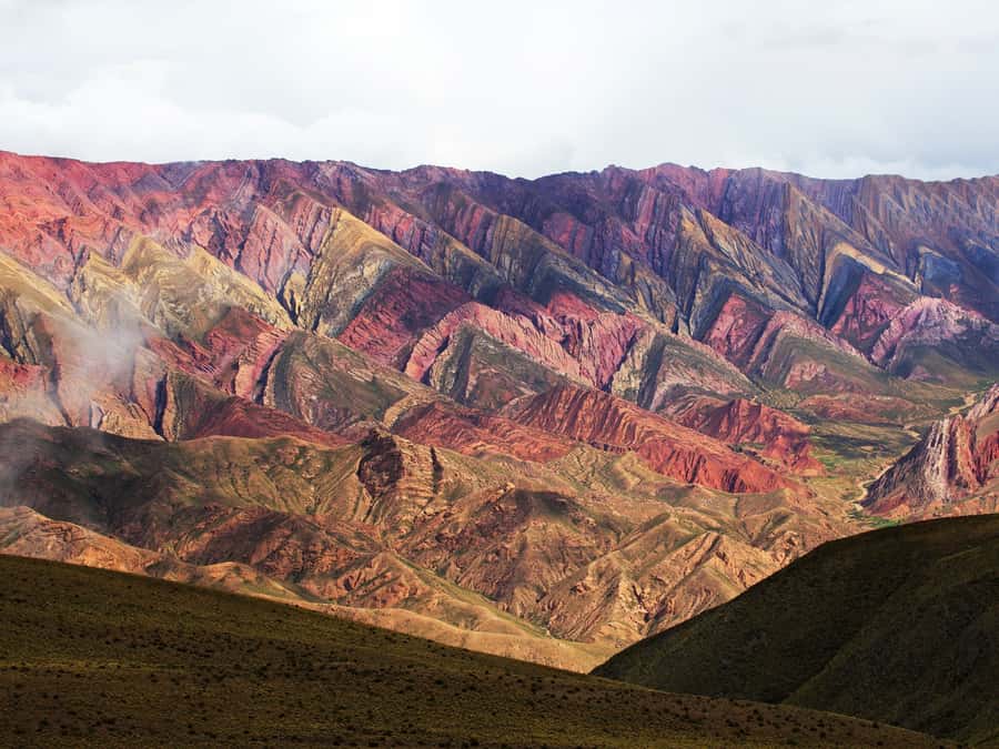 From Jujuy: Serranías de Hornocal with Quebrada de Humahuaca - The route from Jujuy to the Quebrada