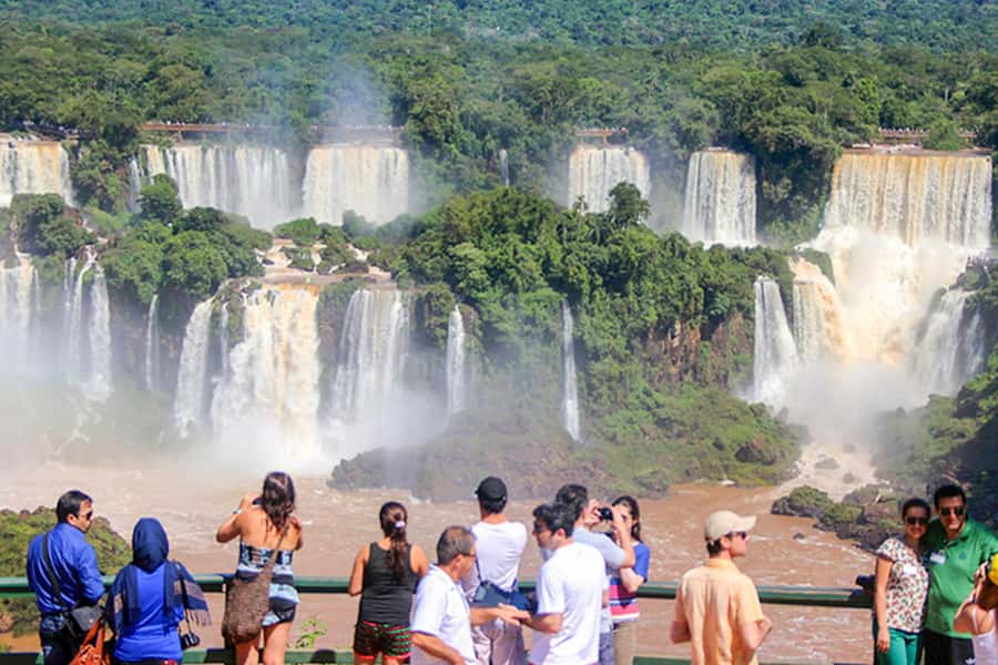 From Puerto Iguazu: Argentinian Iguazu Falls with Ticket - The lower circuit and closer water views