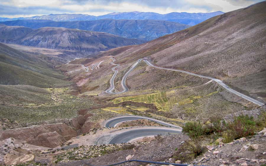 From Salta: Salinas Grandes, Purmamarca and Cuesta de Lipán - Two hours back in Purmamarca
