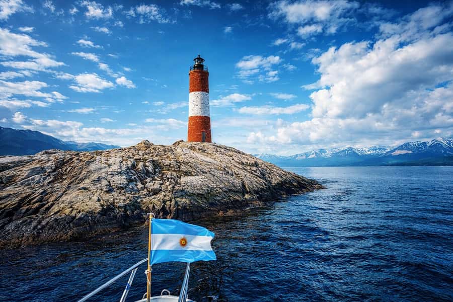 From Ushuaia: Beagle Channel Catamaran Tour - Leaving Ushuaia Bay for the Beagle Channel