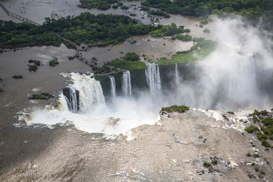 Helicopter Ride Over the Iguazu Falls - Admission Ticket - Weather can decide the day