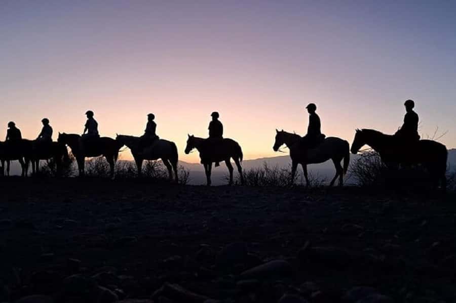 Horseback Riding at Sunset and Dinner in Mendoza - Watching the sun drop behind the Andes