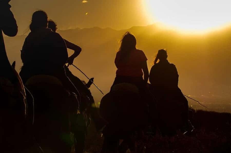 Horseback Riding at Sunset and Dinner in Mendoza - Sharing an asado with local gauchos