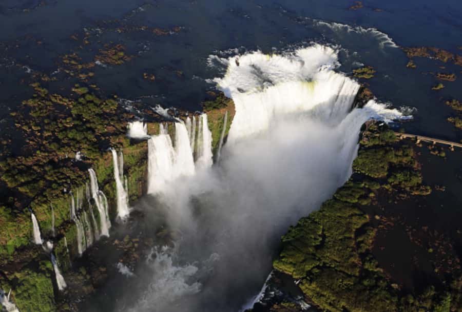 Iguazu Falls Argentinean Side from Puerto Iguazu - Devil’s Throat and the sound of the water
