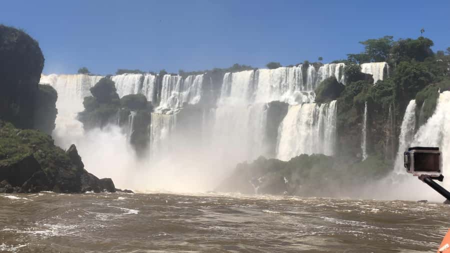 Iguazu Falls: Gran Aventura Boat and Argentinian Falls Tour - The Superior Trail shows the falls from above