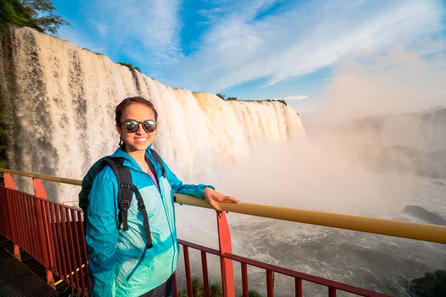 Iguazu in 2 Days: Argentina & Brazil Sides of Iguazu Falls - The Brazilian park: 1,200 meters of wide views