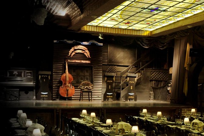 La Ventana Tango Show Including Private Transfers From Port & Hotels - Dinner: Argentine barbecue, wine, and dessert