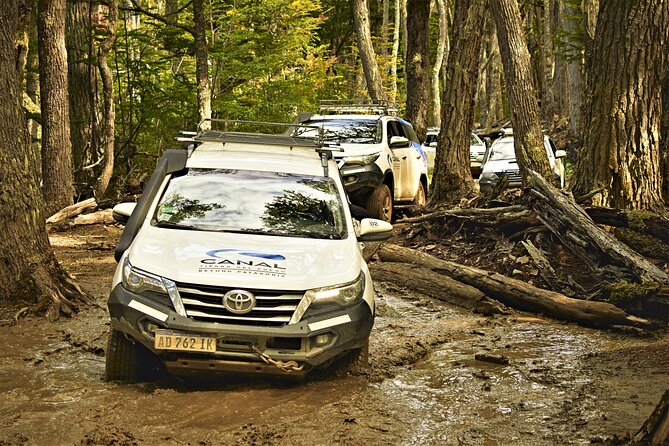 Lakes District 4x4 Full-Day Tour with Lunch from Ushuaia - Lake Escondido from the mountain viewpoint