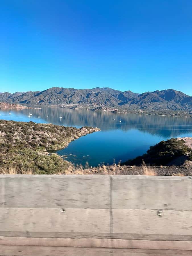 Mendoza: Full day Aconcagua Experience Tour - Potrerillos Dam and the first mountain views