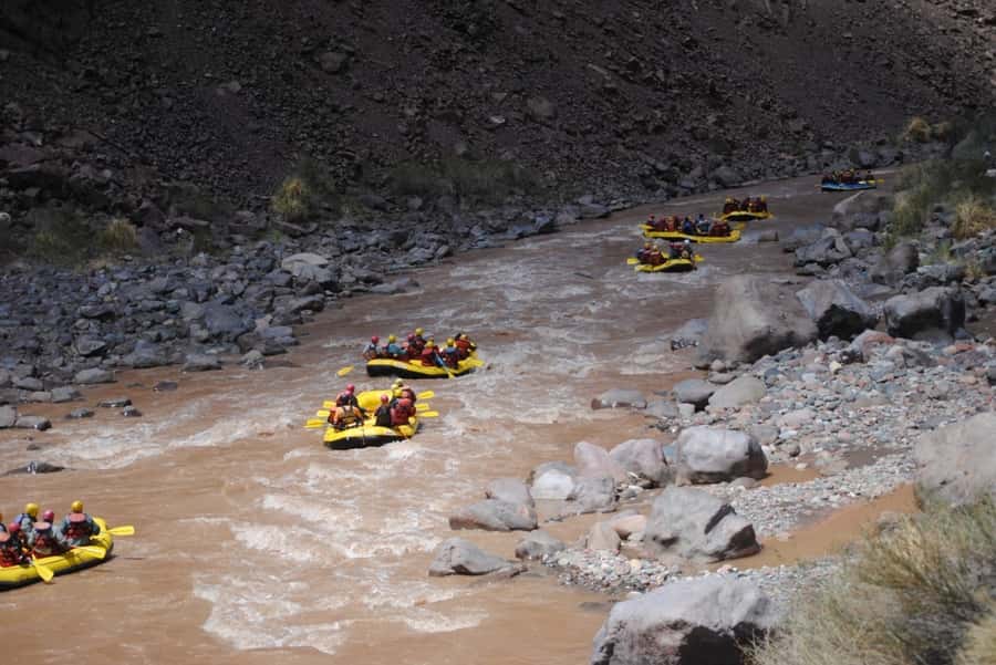 Mendoza: River Rafting & Canopy in the Andes Mountain Range - Reaching the base from Mendoza