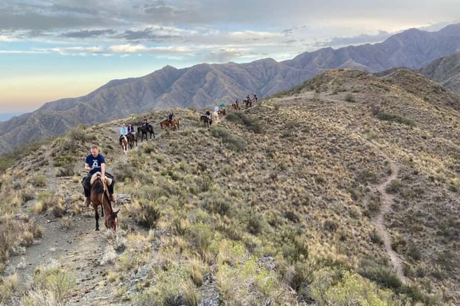 Mendoza: Sunset Horse Back Riding in the Mountains and BBQ - A two-and-a-half to three-hour ride into the hills