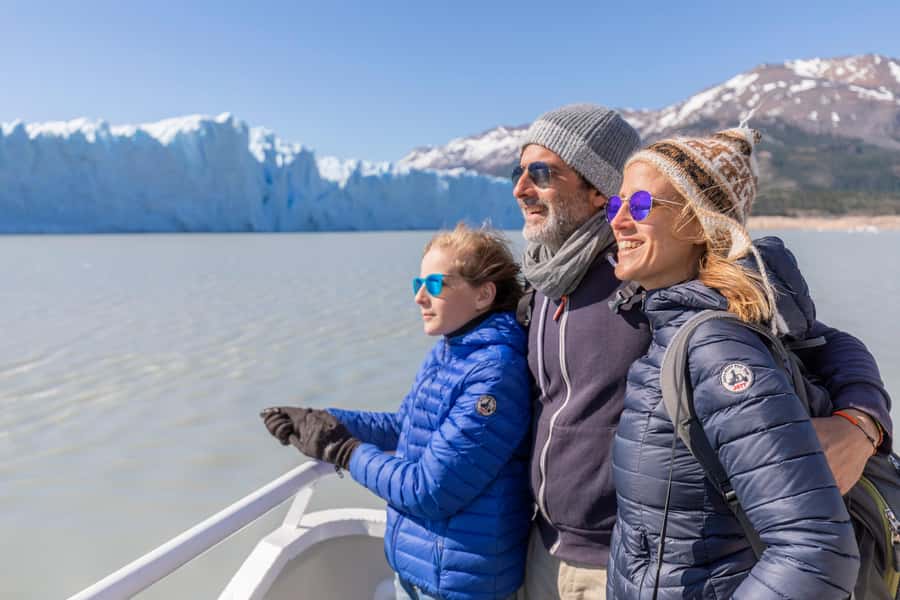 Nautical Safari: Navigate and feel the energy of the Perito Moreno Glacier. - Crossing Brazo Rico for the south-face view