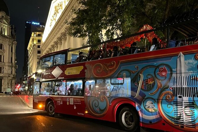 Night Bus Tour: Myths and Legends of Buenos Aires - Spanish commentary and multilingual audio