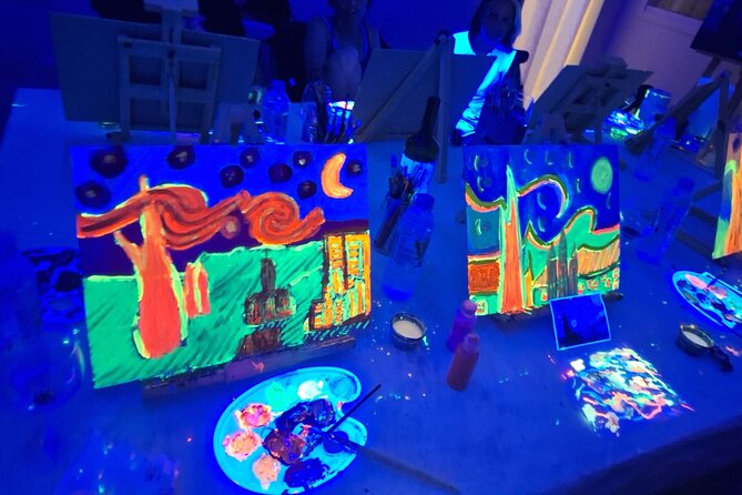 Painting My Own Starry Night at Buenos Aires FLUO - Obelisco Area - Is $65 a fair price?