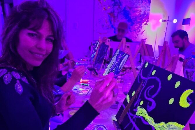 Painting My Own Starry Night at Buenos Aires FLUO - Obelisco Area - Who will enjoy this most?