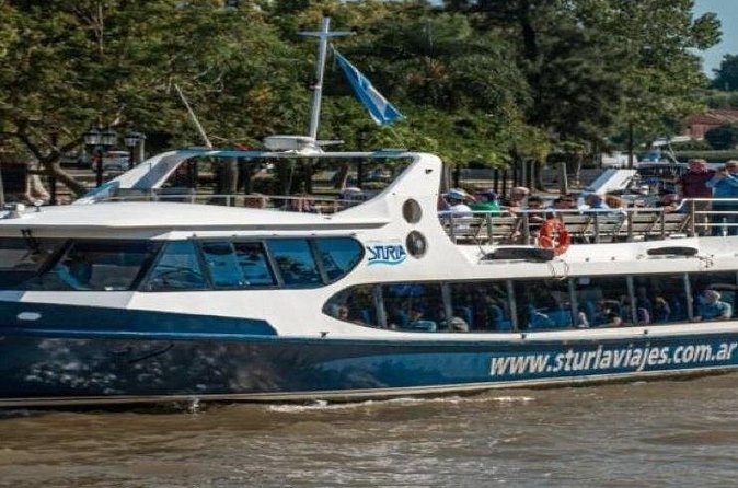 Premium Audio Guided Navigation to Tiger roundtrip - The return sailing to Puerto Madero