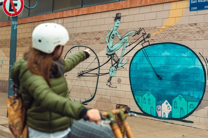 Private Off the Beaten Path: Hidden Urban Art Bike Tour - Pasaje Lanín: a street turned into public art